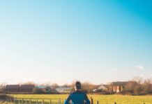 면역력 저하를 막기 위한 일상 속 가벼운 운동법 woman in blue jacket walking on gray asphalt road during daytime